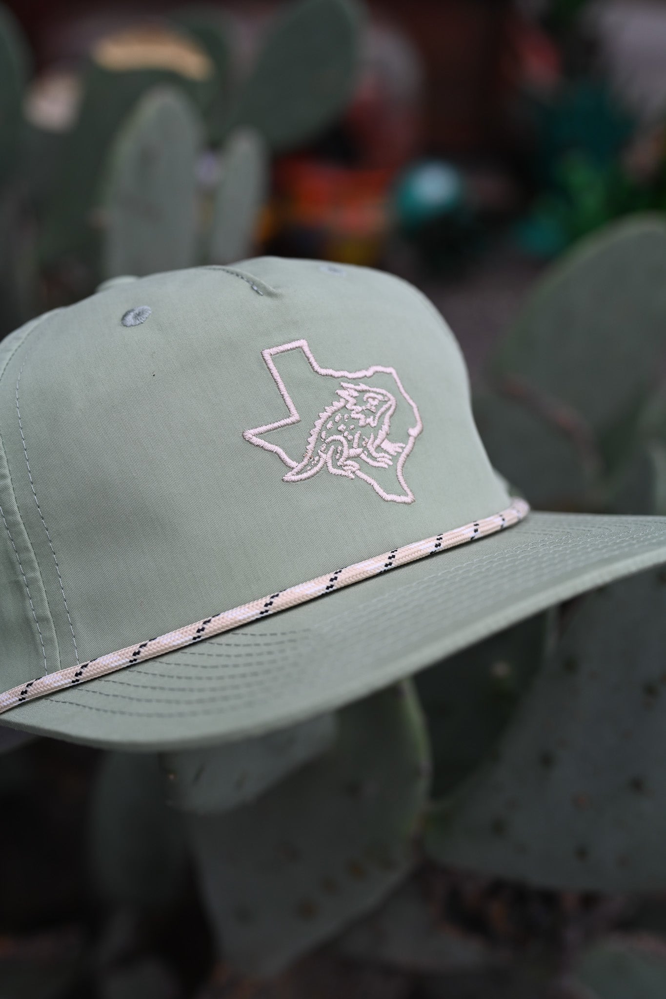 Sage Rana Rope hat by Ardiesco